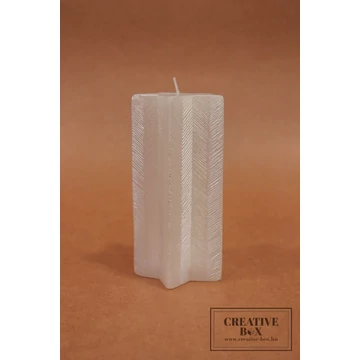 Gyöngyház csillag formájú gyertya