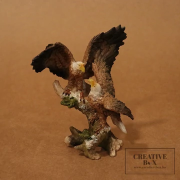 Barna kerámia sas pár - 12 cm