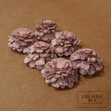 Rózsaszín virág toboz