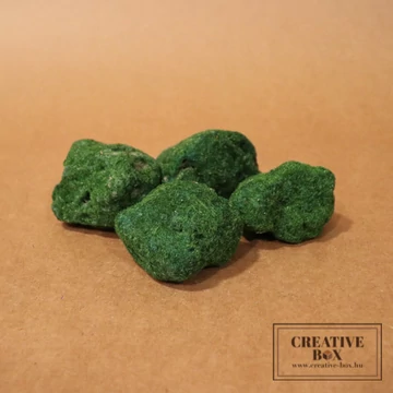 Zöld moha kövek - 4 db
