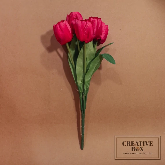 Pink tulipán csokor - Nagy
