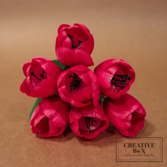 Pink tulipán csokor - Nagy